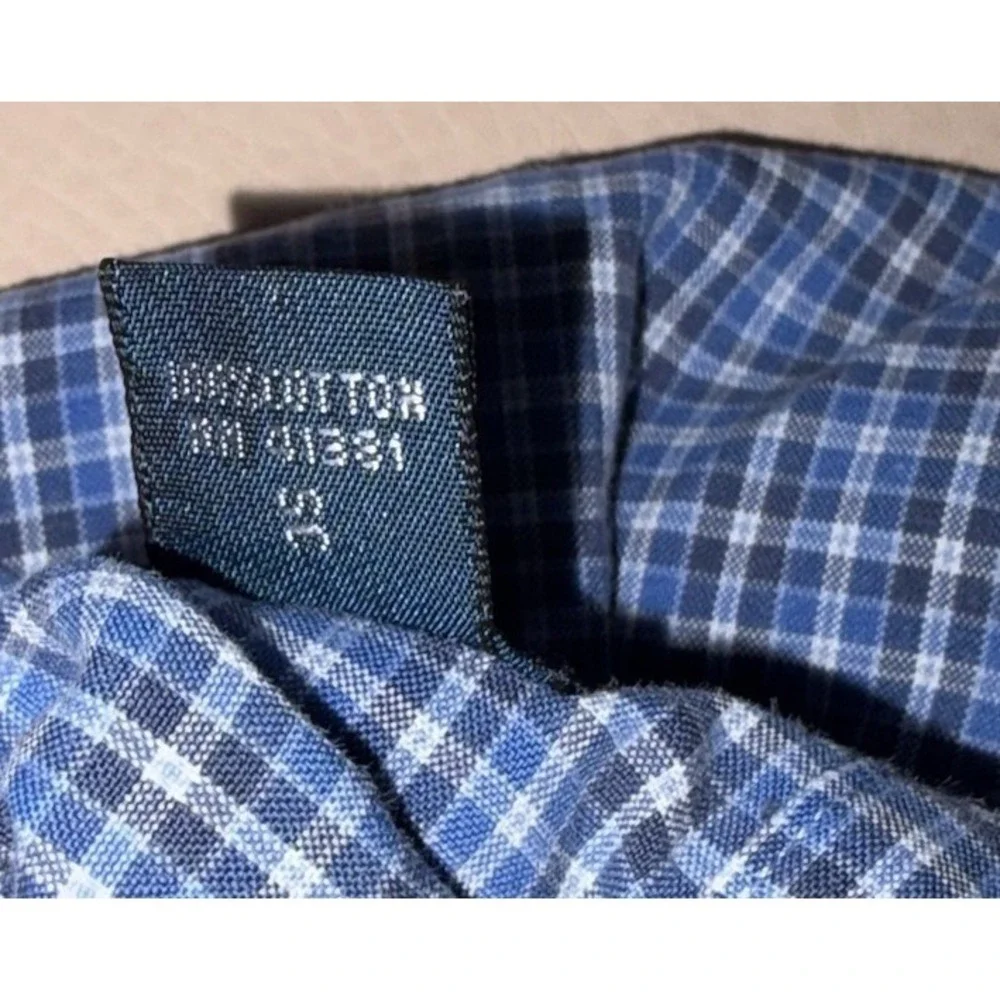 Polo Ralph Lauren Large Short Sleeve Blue Plaid Button‎ Down Classic Fit
